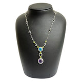 アメジスト/ブルートパーズ/ペリドット 計9.00ct ダイヤモンド 計0.55ct ネックレス K18WGホワイトゴールド 18金 13.3g 45cm レディース
【中古】【真子質店】【NN】




【IDKx】