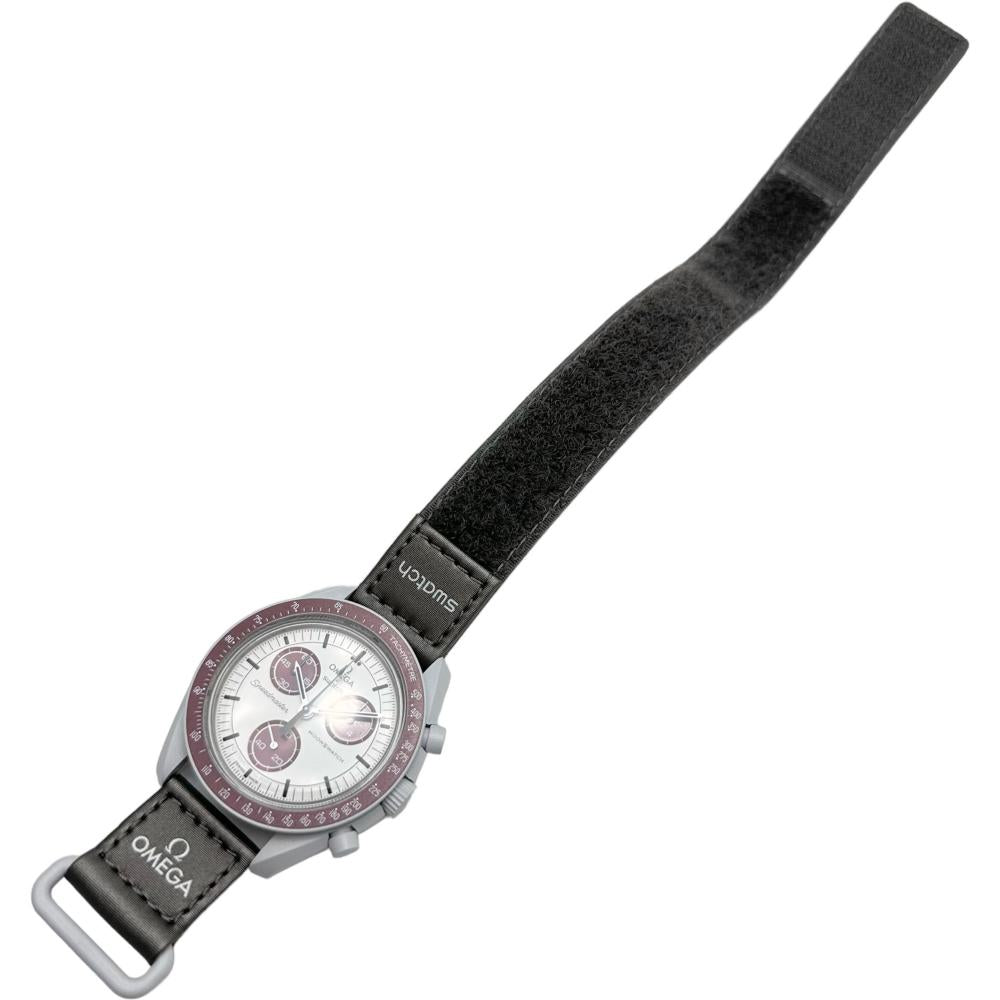 Swatch/スウォッチ】 オメガ×スウォッチ MISSION TO PLUTO S033M101 腕時計 セラミック クオーツ 白赤文字 –  真子質店 PawnShopMAKO