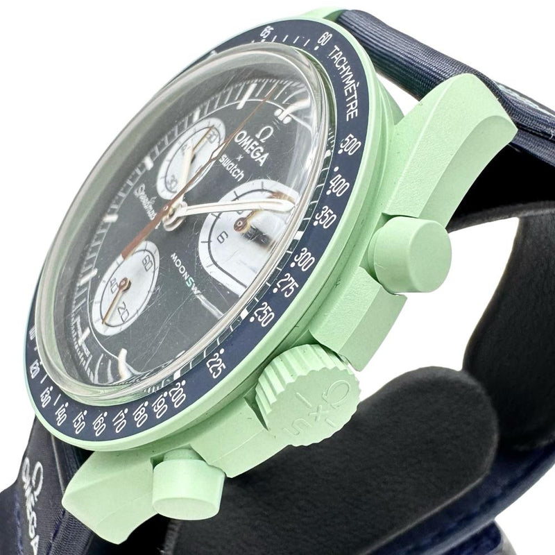 【Swatch/スウォッチ】 S033G100 オメガ×スウォッチ MISSION TO EARTH 腕時計 セラミック/ナイロン クオーツ ネイビーグリーン メンズ
【中古】【真子質店】【GD】




【MaMox】