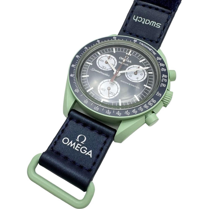 【Swatch/スウォッチ】 S033G100 オメガ×スウォッチ MISSION TO EARTH 腕時計 セラミック/ナイロン クオーツ ネイビーグリーン メンズ
【中古】【真子質店】【GD】




【MaMox】