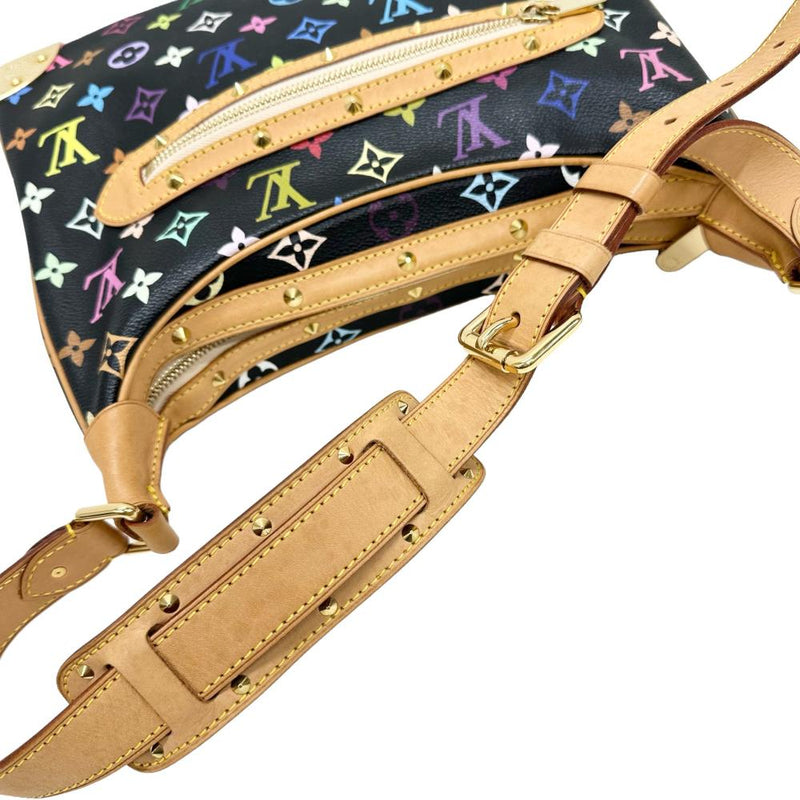 【LOUIS VUITTON/ルイ・ヴィトン】 ブローニュ モノグラムマルチカラー M92638 ワンショルダー ショルダーバッグ PVC/レザー  ノワール（黒） レディース【中古】【真子質店】【GD】