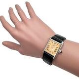 【CARTIER/カルティエ】 マストタンク 2003年クリスマス限定 W1017654 腕時計 シルバー925/レザー クオーツ オレンジ文字盤/市松模様/ブラック革（社外） レディース
【中古】【真子質店】【GD】




【IDxx】