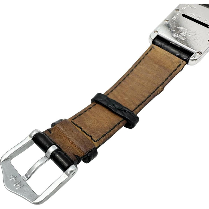 【CARTIER/カルティエ】 マストタンク 2003年クリスマス限定 W1017654 腕時計 シルバー925/レザー クオーツ オレンジ文字盤/市松模様/ブラック革（社外） レディース
【中古】【真子質店】【GD】




【IDxx】