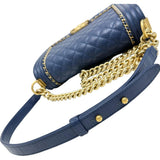 【CHANEL/シャネル】 Wチェーンショルダーバッグ ボーイシャネル A67086 カード＆Sシール付 ショルダーバッグ 23番台(2016年頃） レザー ネイビー レディース【中古】【真子質店】【GD】




【MaMoxx】