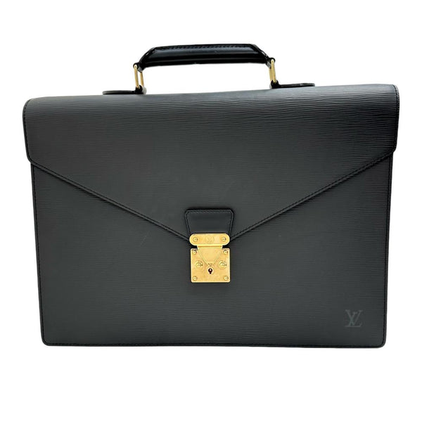【メンズケン5】Louis Vuitton エピレザー ビジネスバッグ Louis Vuitton ルイ・ヴィトン エピレザー ビジネスバッグ 黒 【公式通販】
