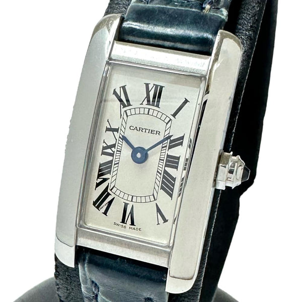 【CARTIER/カルティエ】 タンクアメリカン ミニ WSTA0032 腕時計 ステンレススチール/レザー クオーツ シルバー文字盤/紺革ベルト レディース
【中古】【真子質店】【BL】




【TTxx】