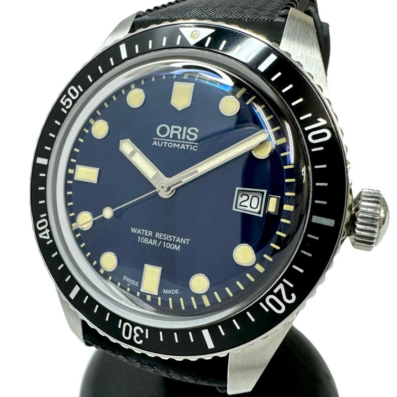 ORIS/オリス】 ダイバーズ65 01 733 7720 腕時計 ステンレススチール/ラバー 自動巻き/オートマ 紺文字盤/黒ラバーベ – 真子質店  PawnShopMAKO