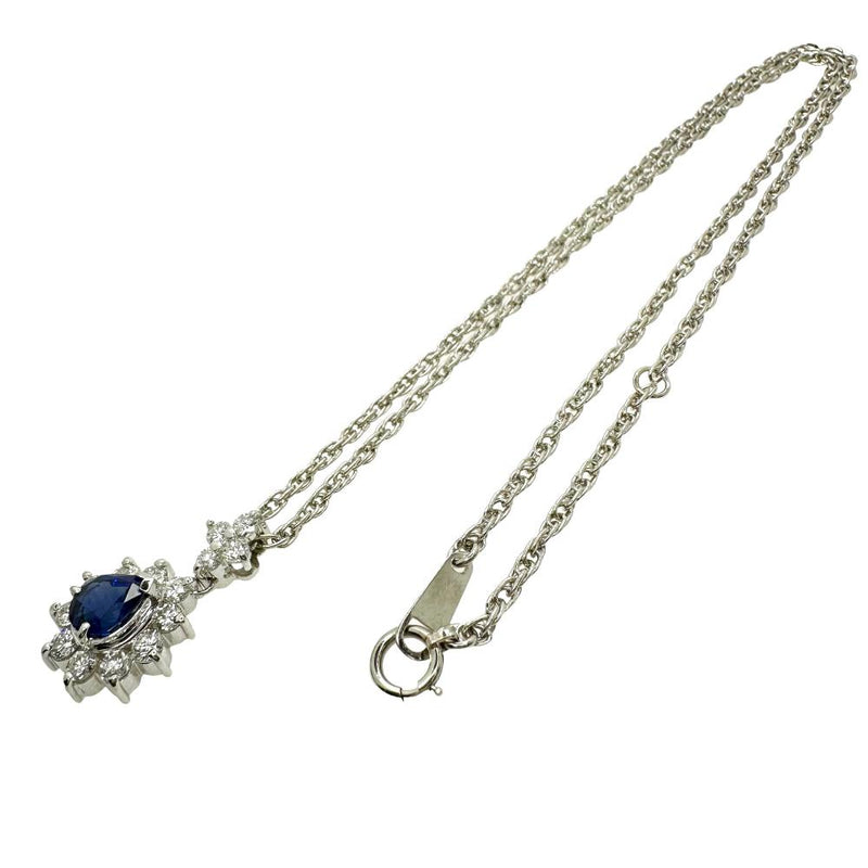 サファイア 1.21ct ダイヤモンド 計0.94ct ネックレス Pt900プラチナ/Pt850プラチナ 10.2g 40cm レディース
【中古】【真子質店】【NN】




【Yxx】