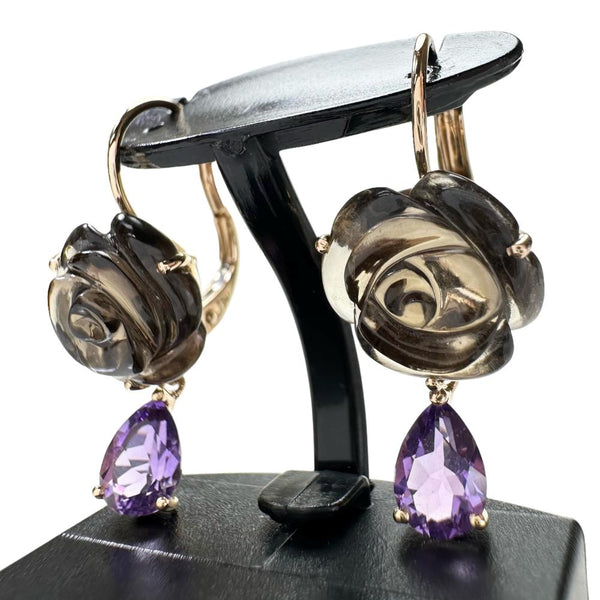 フラワー/花 茶水晶　 アメジスト ピアス K18ゴールド 18金 4.9g レディース
【中古】【真子質店】【NN】




【Maxx】