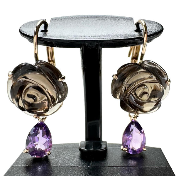 フラワー/花 茶水晶　 アメジスト ピアス K18ゴールド 18金 4.9g レディース
【中古】【真子質店】【NN】




【Maxx】