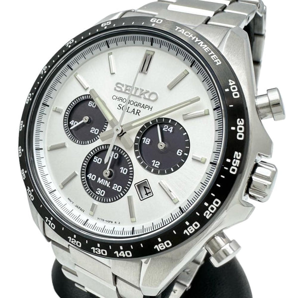 SEIKO セイコー クロノグラフ SBPY165 ソーラー V175-0FA0 SEIKO/セイコー】 クロノグラフ SBPY165/V175-0FA0 ぱんだ/パンダ