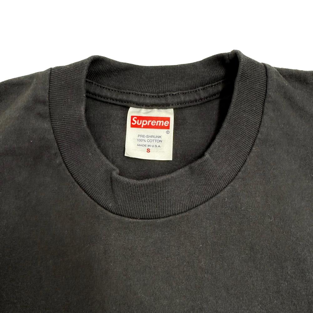 supreme シャツ　半袖　M ブラック　コットン supreme シャツ 半袖 M ブラック コットン