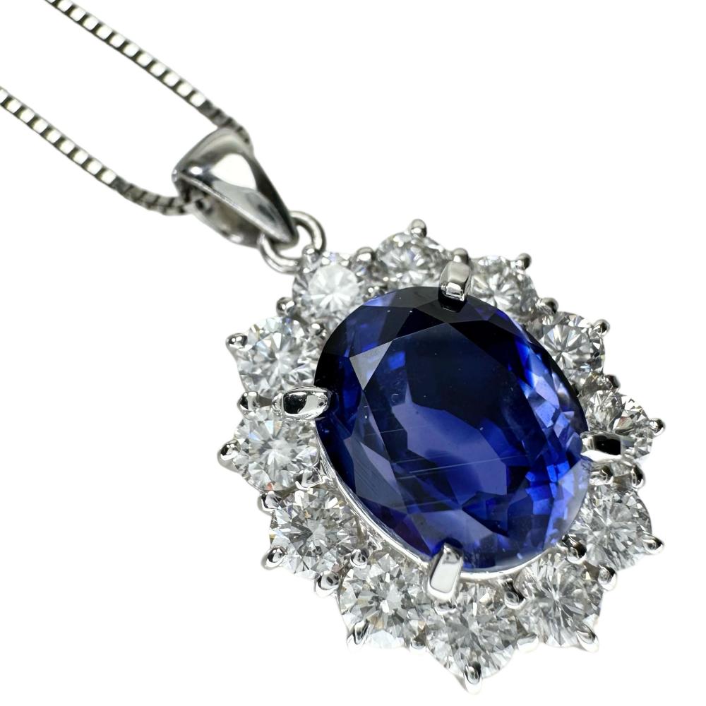 スリランカ産非加熱サファイア(カラーチェンジ) 6.27ct ダイヤモンド