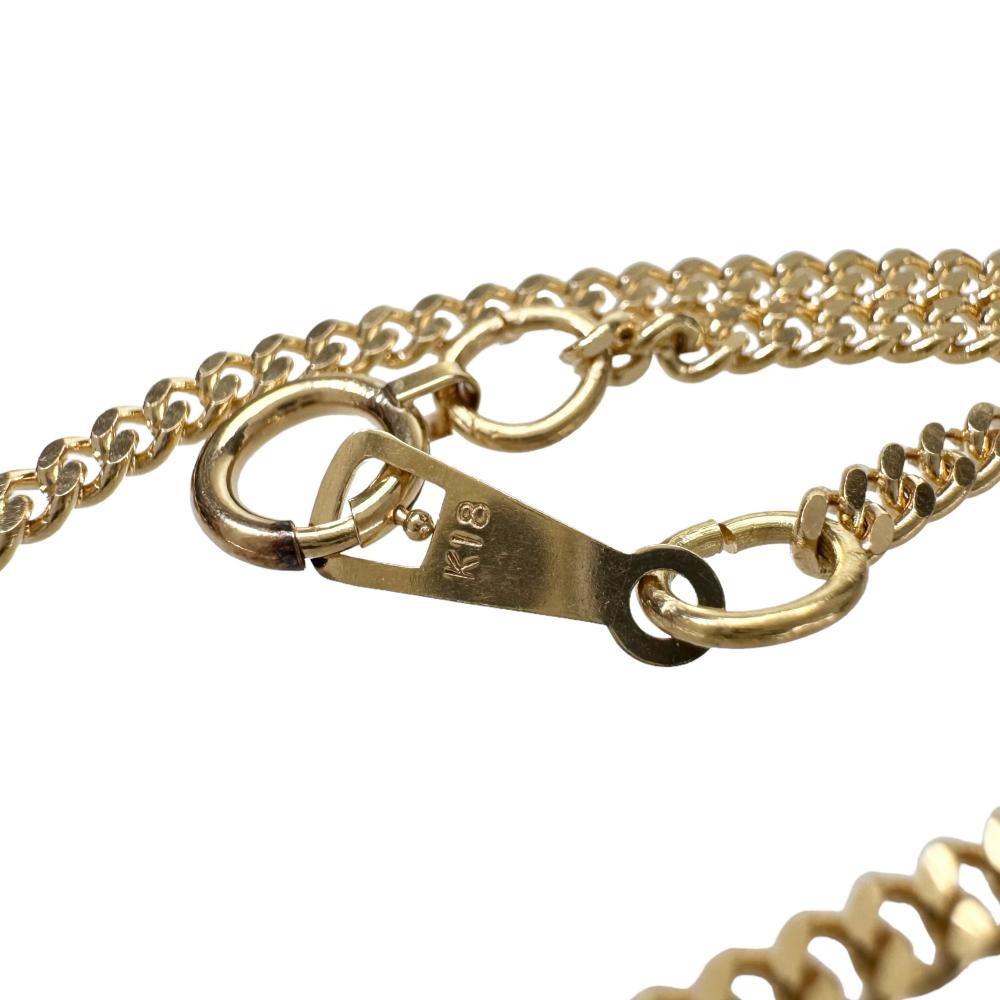 2面喜平/キヘイ ロング ネックレス K18ゴールド 18金 15.6g 70cm