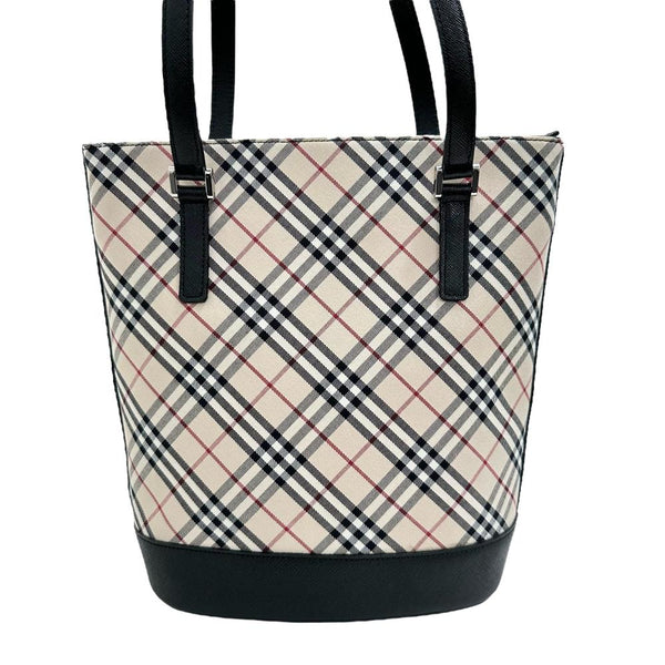 【BURBERRY/バーバリー】 チェック柄 トートバッグ キャンバス/レザー アイボリー/黒 レディース【中古】【真子質店】【GD】




【TYx】