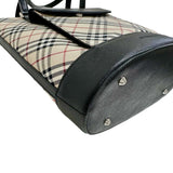 【BURBERRY/バーバリー】 チェック柄 トートバッグ キャンバス/レザー アイボリー/黒 レディース【中古】【真子質店】【GD】




【TYx】