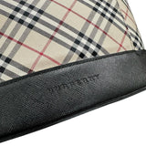 【BURBERRY/バーバリー】 チェック柄 トートバッグ キャンバス/レザー アイボリー/黒 レディース【中古】【真子質店】【GD】




【TYx】