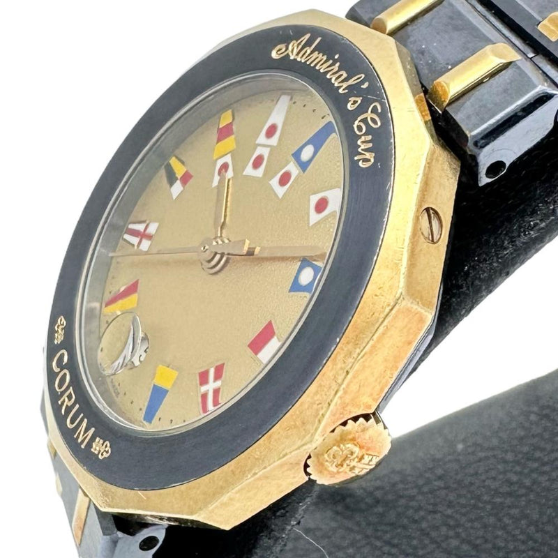 【CORUM/コルム】 アドミラルズカップ 3961021V52  腕時計 ステンレススチール/YG/イエローゴールド クオーツ ゴールド文字盤 レディース
【中古】【真子質店】【GD】




【YTK】