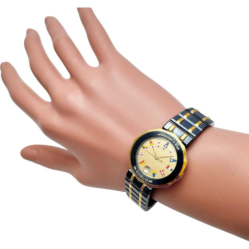 【CORUM/コルム】 アドミラルズカップ 3961021V52  腕時計 ステンレススチール/YG/イエローゴールド クオーツ ゴールド文字盤 レディース
【中古】【真子質店】【GD】




【YTK】