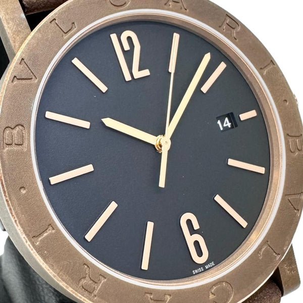 【BVLGARI/ブルガリ】 ソロテンポ 30th限定モデル BB41B 腕時計 チタン/レザー/ブロンズ 自動巻き/オートマ ブラック文字盤/ブロンズ/ダークブラウン革 メンズ
【中古】【真子質店】【GD】




【TxxT】