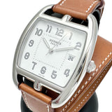 【HERMES/エルメス】 ケープコッド ドゥブルトゥール　ロング　2重巻 CT1.710 腕時計 ステンレススチール クオーツ ホワイト文字盤/ブラウン革 ボーイズ
【中古】【真子質店】【GD】




【IMoDx】
