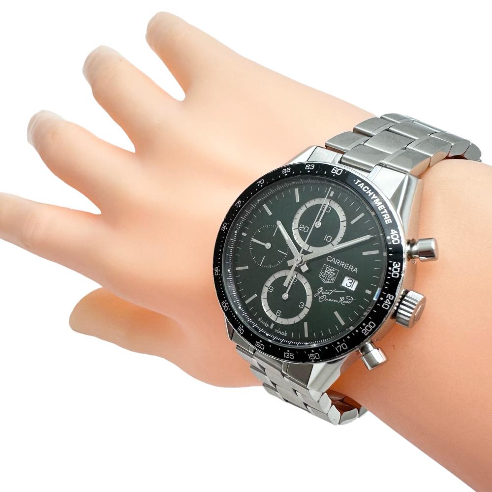 訳あり タグホイヤー TAG HEUER CV201F.BA0794 カレラ グレートオーシャンロード 日本限定600本 自動巻き メンズ 保証書付き_768232【ev20】 TAG HEUER/タグホイヤー】 カレラ グレートオーシャンロード CV201F