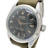 【ROLEX/ロレックス】 6580 オイスターパーペチュアル ヴィンテージ リダン文字盤 腕時計 ステンレススチール/ナイロン 自動巻き/オートマ 1936年製 ブラック文字盤/オリーブナイロン社外ベルト メンズ
【中古】【真子質店】【GD】




【IMaTx】