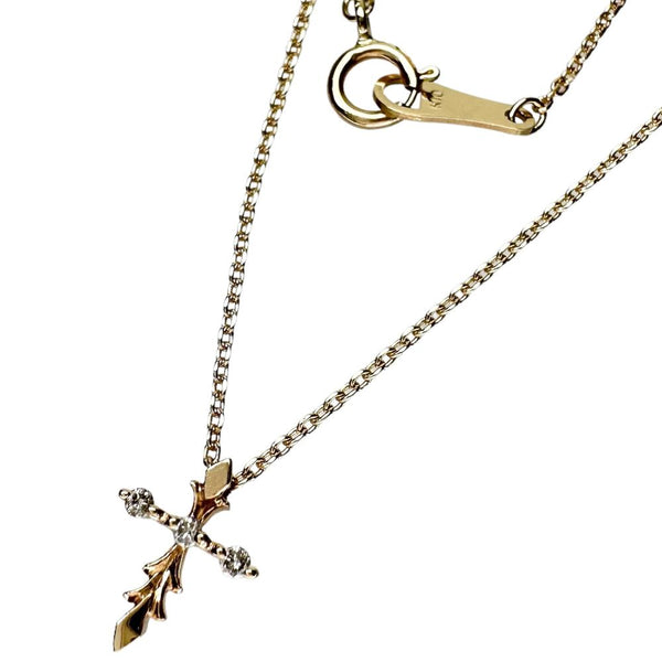 【agete/アガット】 クロス/十字架デザイン ダイヤモンド 0.03ct ネックレス K10ゴールド 10金 1.4g 46cm レディース
【中古】【真子質店】【NN】




【Kx】