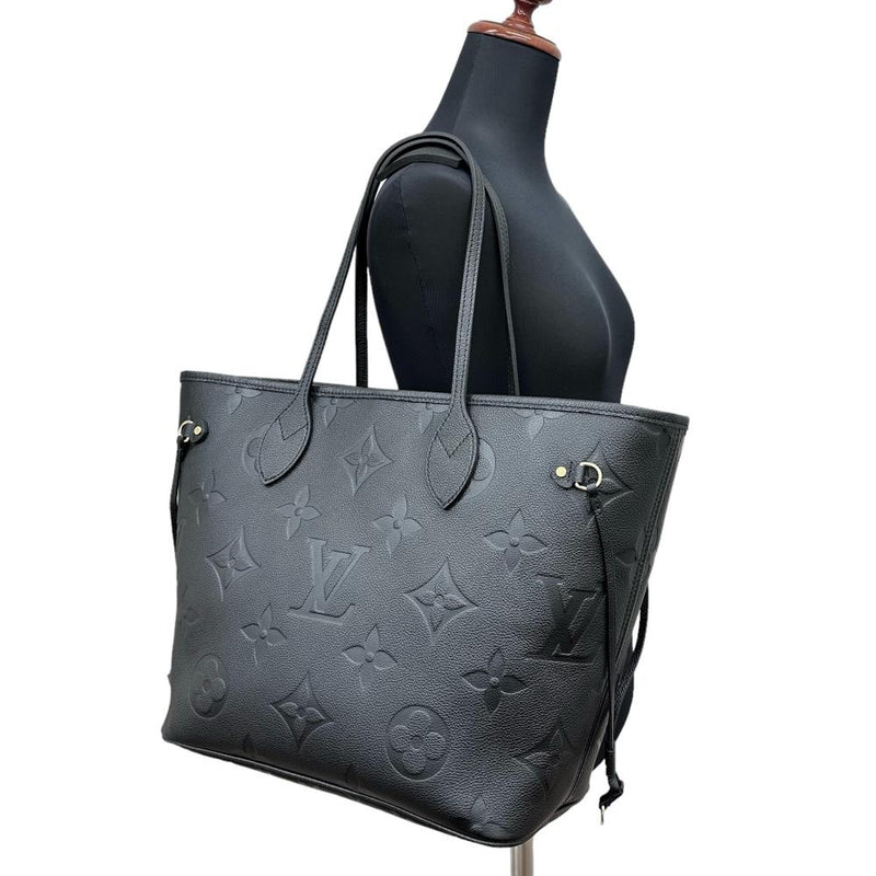 LOUIS VUITTON/ルイ・ヴィトン】 ネヴァーフルMM ポーチ付 モノグラムアンプラント M45685 トートバッグ レザー ノワ –  真子質店 PawnShopMAKO