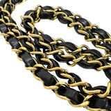 【CHANEL/シャネル】 マトラッセ WフラップWチェーン A01112 保カード＆シール有 ショルダーバッグ 2番台（1992年頃） ラムスキン ブラック/ゴールド金具 レディース【中古】【真子質店】【BL】




【TMiMox】