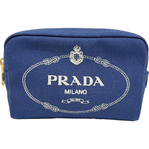 【PRADA/プラダ】 カナパポーチ 1NA693 アクセサリーポーチ    ポーチ キャンバス ブルー/ゴールド金具 レディース【中古】【真子質店】【BL】




【TMax】