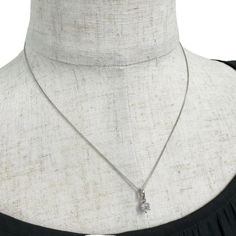 ダイヤモンド(推定I-SI2程度) 0.396ct ネックレス Pt850プラチナ/Pt900プラチナ 2.9g 41cm レディース
【中古】【真子質店】【NN】




【Txx】