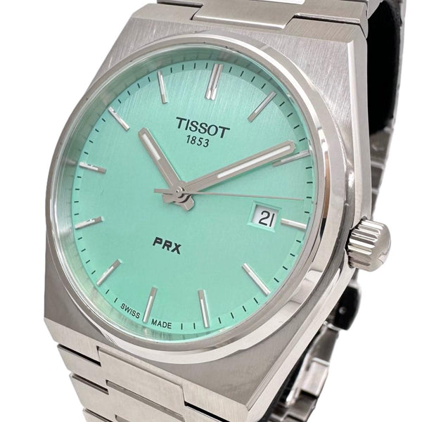 【美品】ティソ TISSOT T137410A PRX デイト クォーツ 未使用】ティソ TISSOT PRX T137410A クォーツ エメラルド