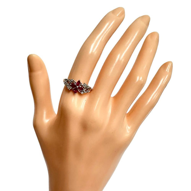 12号 ルビー 計0.39ct ダイヤモンド 計0.12ct リング・指輪 K18WGホワイトゴールド 18金 3.3g レディース
【中古】【真子質店】【NN】




【Maxx】