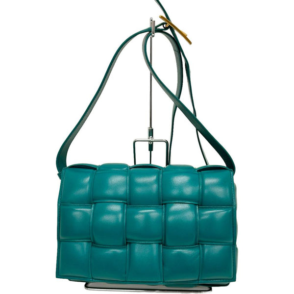 【BOTTEGAVENETA/ボッテガヴェネタ】 パデット カセット ショルダーバッグ ショルダーバッグ レザー ブルーグリーン レディース【中古】【真子質店】【BL】




【IDxx】