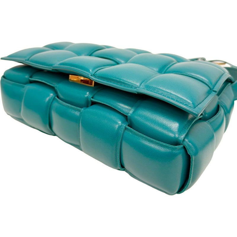 【BOTTEGAVENETA/ボッテガヴェネタ】 パデット カセット ショルダーバッグ ショルダーバッグ レザー ブルーグリーン レディース【中古】【真子質店】【BL】




【IDxx】