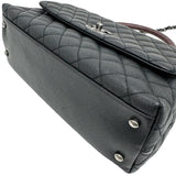 【CHANEL/シャネル】 マトラッセ ココハンドル29 A92991 2WAY ショルダーバッグ 保カード＆シール有 ハンドバッグ 23番台（2016年頃） キャビアスキン/リザード ブラック/シルバー金具 レディース【中古】【真子質店】【BL】




【MoKKMo】