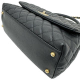 【CHANEL/シャネル】 マトラッセ ココハンドル29 A92991 2WAY ショルダーバッグ 保カード＆シール有 ハンドバッグ 25番台（2017年頃） キャビアスキン ブラック/ゴールド金具 レディース【中古】【真子質店】【BL】




【MoSxK】