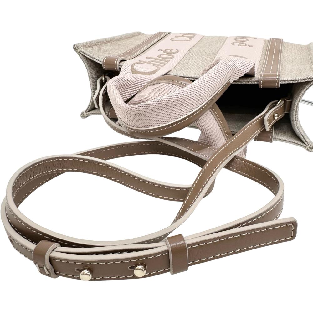 Chloe/クロエ】 ウッディ スモール 2WAY ハンドバッグ ショルダー Chloe/クロエ】 ウッディ スモール 2WAY ハンドバッグ ショルダー