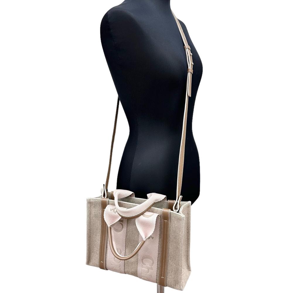 Chloe/クロエ】 ウッディ スモール 2WAY ハンドバッグ ショルダー Chloe/クロエ】 ウッディ スモール 2WAY ハンドバッグ ショルダー