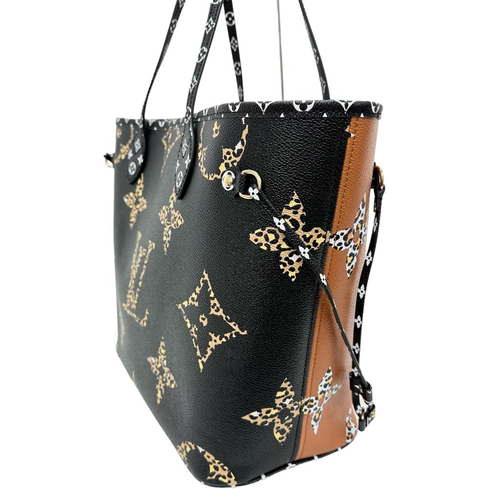 ルイ・ヴィトン ブラック バッグ　ジャンク品　最終価格 LOUIS VUITTON/ルイ・ヴィトン】 ネヴァーフルMM モノグラムジャングル