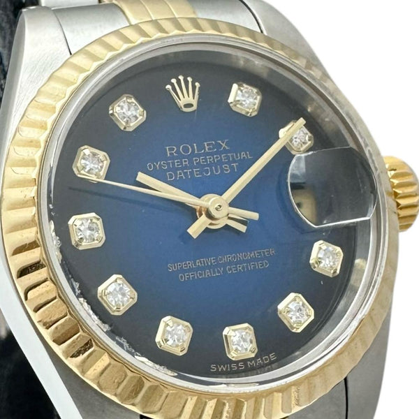 【ROLEX/ロレックス】 DATEJUST/デイトジャスト 79173G 箱あり 腕時計 ステンレススチール/YG 自動巻き/オートマ Y番2002年 ブルーグラデ文字盤 レディース
【中古】【真子質店】【BL】




【YKYMo】
【ex】