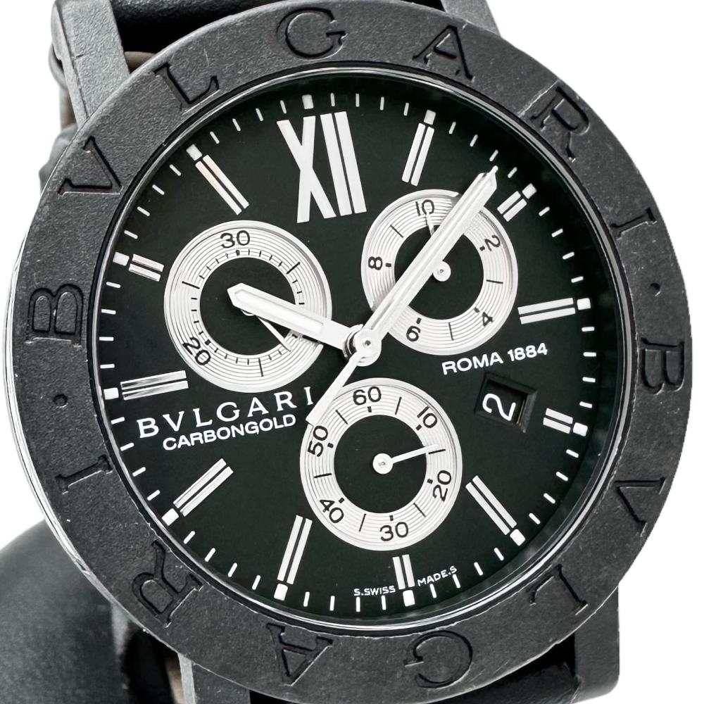 BVLGARI 125周年記念限定 ローマ1884 ブルガリ カーボン　デイト ブルガリ ブルガリブルガリ 125周年記念限定 ローマ1884 メンズ