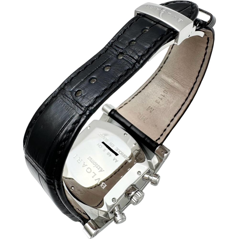 BVLGARI/ブルガリ】 アショーマ クロノ AA48SCH 保証書/ギャラ付  