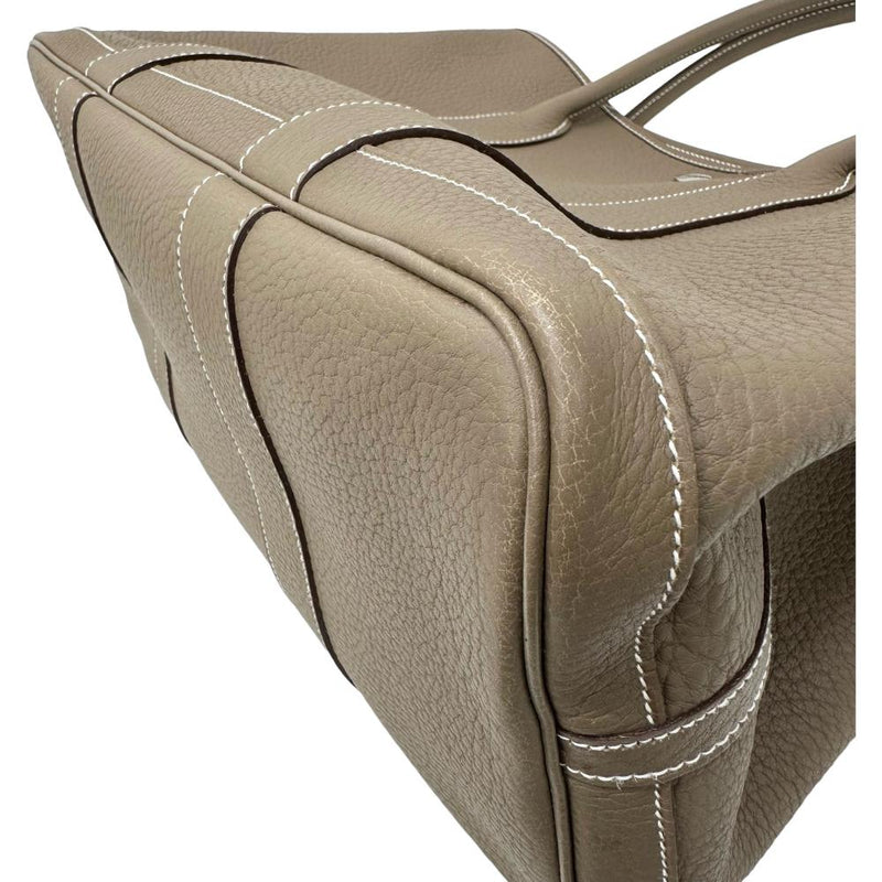 【HERMES/エルメス】 ガーデンパーティPM   /袋 ABランク箱    ハンドバッグ ネゴンダ/レザー エトゥープ（ベージュ） レディース【中古】【真子質店】【BL】




【MaTxx】