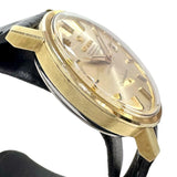 ★★最終特価品【OMEGA/オメガ】 コンステレーション 168.018/cal.564 クロノメーター 腕時計 GP/レザー 自動巻き/オートマ シャンパン文字盤/黒革ベルト(社外) メンズ 【中古】【真子質店】【GD】 【Ixx】
