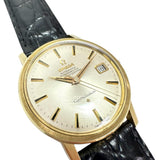 ★★最終特価品【OMEGA/オメガ】 コンステレーション 168.018/cal.564 クロノメーター 腕時計 GP/レザー 自動巻き/オートマ シャンパン文字盤/黒革ベルト(社外) メンズ 【中古】【真子質店】【GD】 【Ixx】