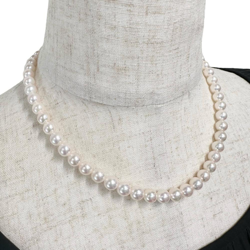 アコヤ真珠 7.0～7.5mm ネックレス シルバー 32.7g 43cm レディース
【中古】【真子質店】【NN】




【Max】