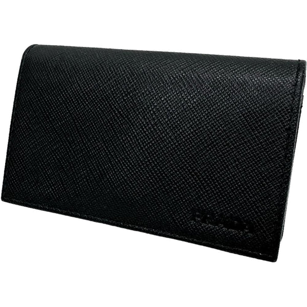 しょう　PRADA サフィアーノレザー 名刺入れ ブラック N24073004147-