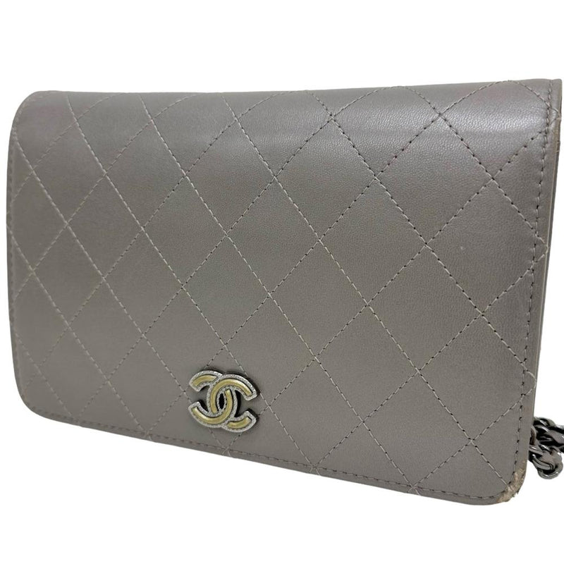 【CHANEL/シャネル】 マトラッセ チェーンウォレット Gカード/Sシール有 ショルダーバッグ ラムスキン グレーベージュ レディース【中古】【真子質店】【BL】




【Txxx】
